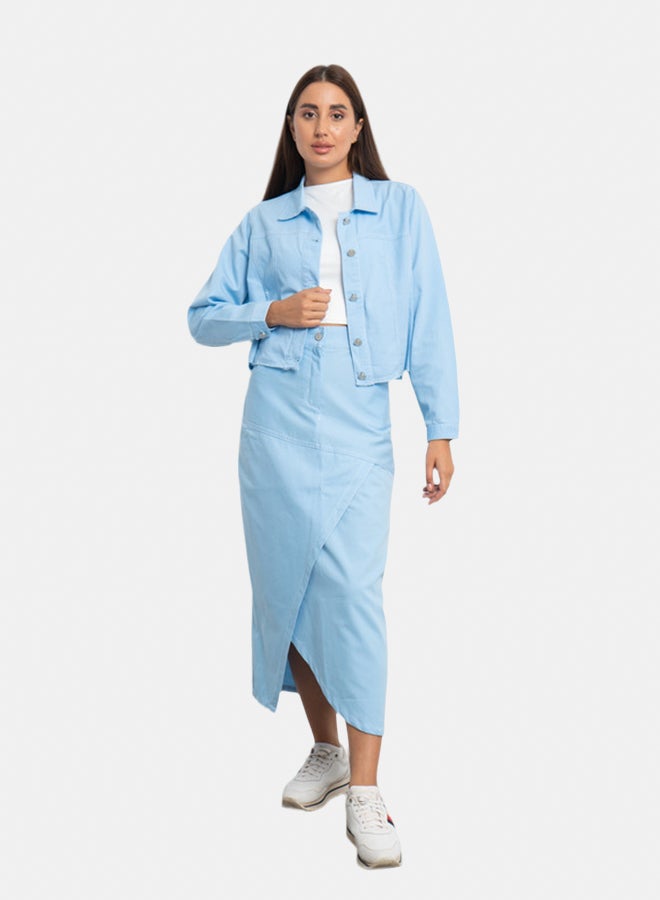 Azul Colored Jeans Gabardine Jacket - Image 1